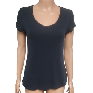 Classic Navy Blue Women's Top (Code-P009)